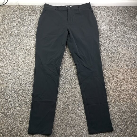 Extracurricular Golf Pants Chauncey Nylon Stretch Mens 32x32 Jet Black - Picture 1 of 10